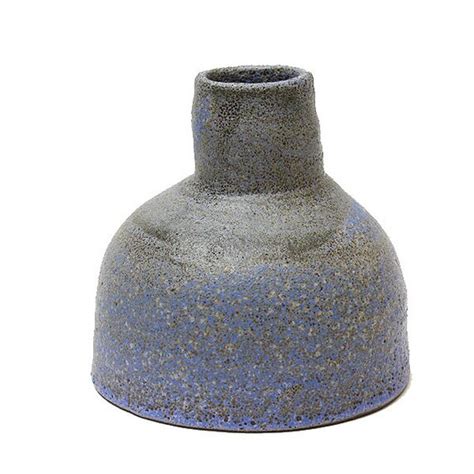 Items Similar To Ceramic Bottle Vase Blue On Etsy