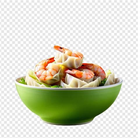 Premium Psd Bowl Of Dumplings Or Momos Png Isolated On Transparent