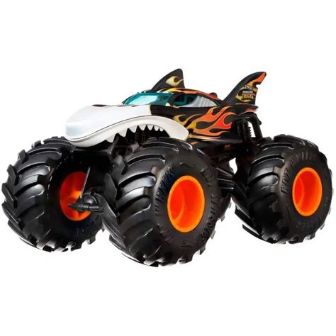 Monster Trucks Hot Wheels Shark Wreak Mattel Toyshow Tudo De Marvel DC Netflix Geek