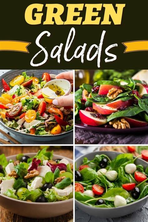 20 Best Green Salad Recipes for Lunch or Dinner - Insanely Good