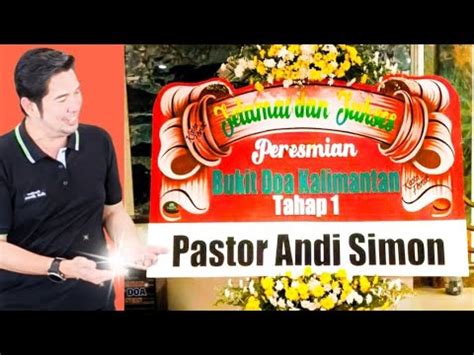 Pastor Andi Simon Tv Sedang Live Untuk Doa Ucapan Selamat Atas