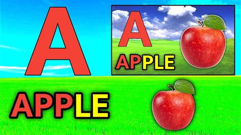 Phonics Song With TWO Words A For Apple B For Ball ABC Alphabet