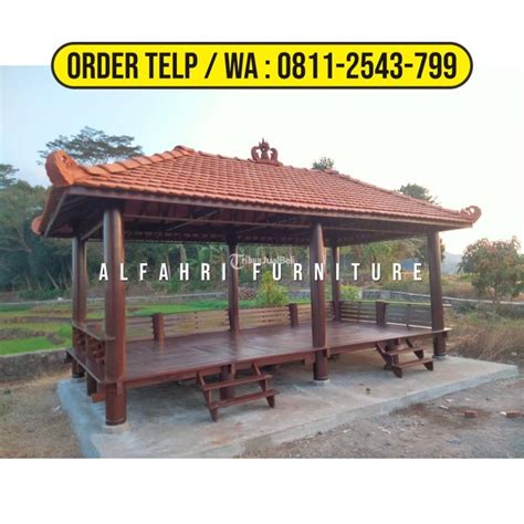 Gazebo Atap Sirap Berkualitas Di Ciamis Tribun JualBeli