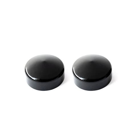 Fork Tube Cap Bolt Cover Set Black Piece Choppershop