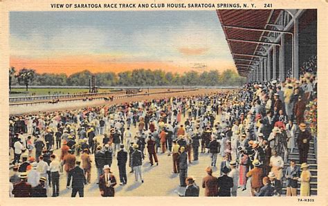 Saratoga Race Track and Club House Saratoga Springs, New York USA View Images | Topics - Sports ...