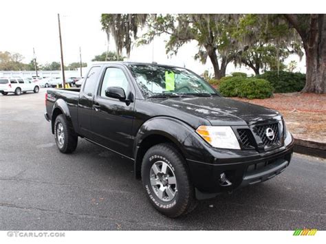 Super Black 2012 Nissan Frontier Pro 4X King Cab 4x4 Exterior Photo