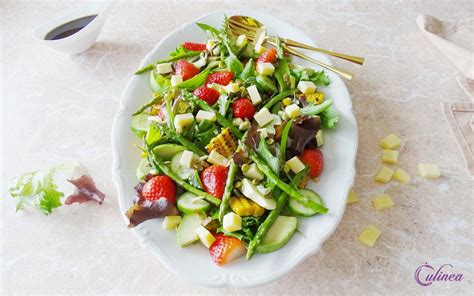 Salade Met Asperges Graskaas En Kruiden Culinea Nl