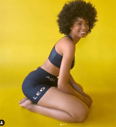 Fancy Acholonu Stuns As She Models Yoga Shorts From Zodiacaa Glamsquad Magazine