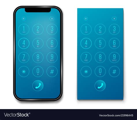 Creative Of Phone Dial Keypad Royalty Free Vector Image