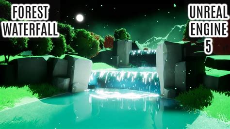 Level Design In Unreal Engine Forest Waterfall Stylized Youtube