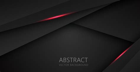 Abstract Red Black Space Frame Layout Design Tech Triangle Concept With