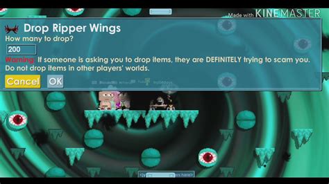 Sacrificing Ripper Wings At Once Growtopia Youtube