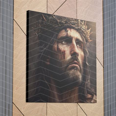 Jesus Painting Wall Art CANVAS, Modern Christian Art, Religious Artwork ...