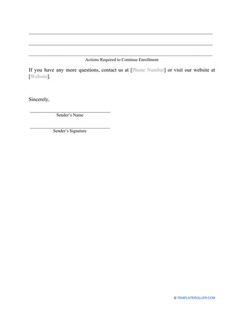 Letter Of Creditable Coverage Template