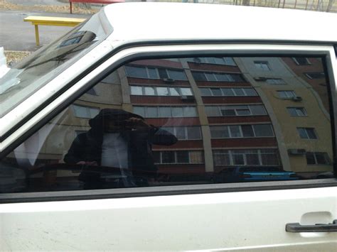 Ветровики, насадка на трубу, -лопухи и Бес в машине — Lada 2113, 1,6 л ...
