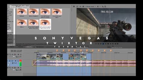 Sony Vegas Full Twixtor Sync Tutorial Best Smooth Settings No Warp