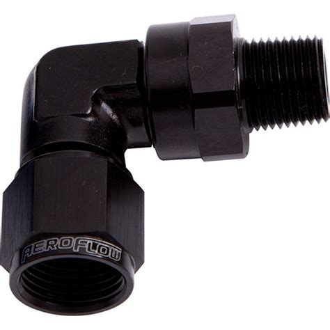 Aeroflow Male Npt To Female An Adapter In To An Black Af