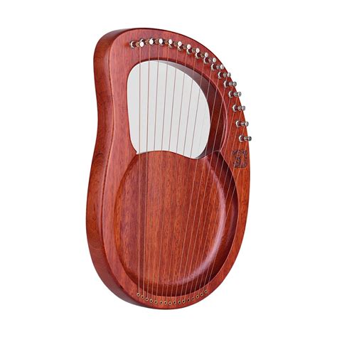 Wuleldsd Lyre 16 String Wooden Harp Harp Metal String Mahogany Solid ...