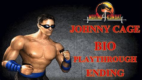 Mortal Kombat 4 Johnny Cage Playthrough BIO Ending YouTube