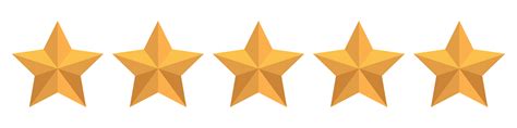 Yellow five stars quality rating icons. 5 stars icon. Five star sign ...