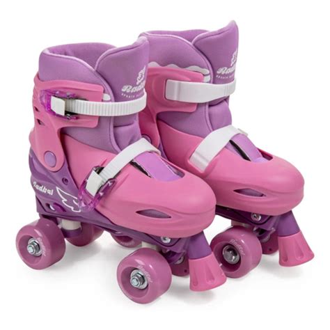 Patins 4 Rodas Roxo Roller Skate 34 Ao 37 PK 04RX Fenix Submarino