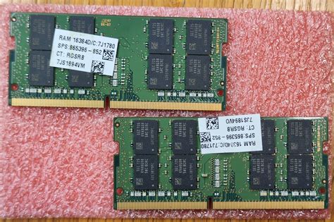 32gb 2x 16gb Samsung Pc4 2400t 2x16gb Ddr4 2400mhz Sodimm