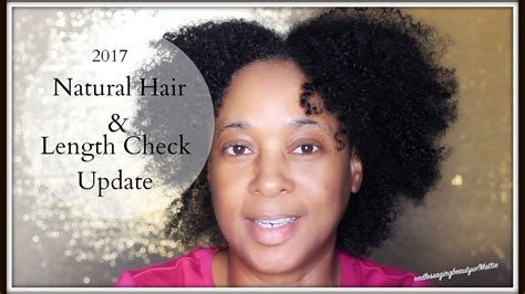 Natural Hair Journey Update 2017 Retain Length Growth Challenge Youtube