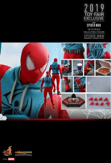 HOT TOYS VGM SPIDER MAN SCARLET SPIDER SUIT Shopee Thailand