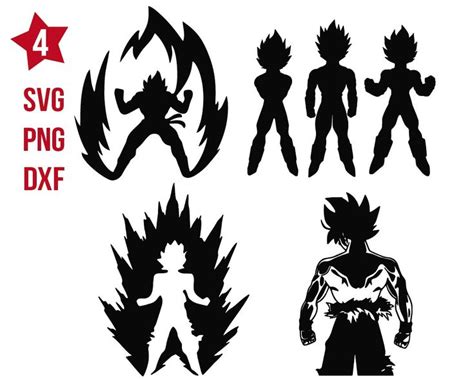 Dragon Ball Z Svg Dragon Ball Z Png Dragon Ball Z Dxf Dragon Ball