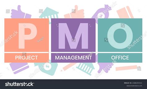 Pmo Project Management Office Acronym Business Stock Vector Royalty