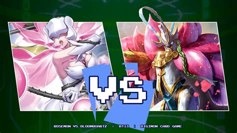 Rosemon Vs BloomQuartz BT13 Digimon Card Game YouTube