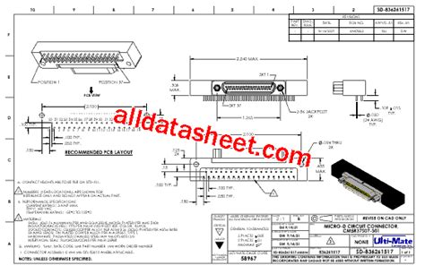 CM5R37S07-S01 Datasheet(PDF) - Ulti-Mate Connector Inc