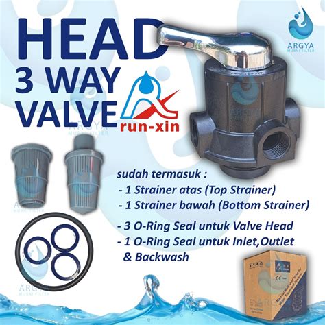 Jual Kepala Tabung Frp Head Way Valve Runxin Backwash Fast Rinse