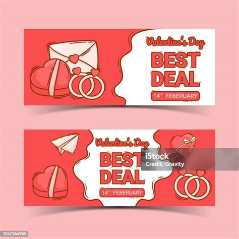 desain ilustrasi selamat hari kasih kasih sayang penjualan spanduk gaya