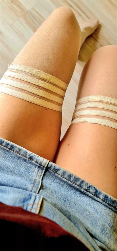 With Denim Nudes Thighhighs NUDE PICS ORG