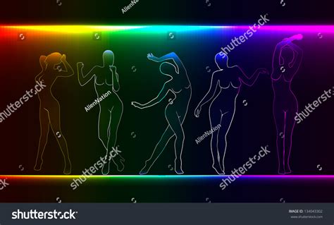 Beauty Fashion Concept Silhouettes Naked Female Stock Illustration 134043302 Shutterstock