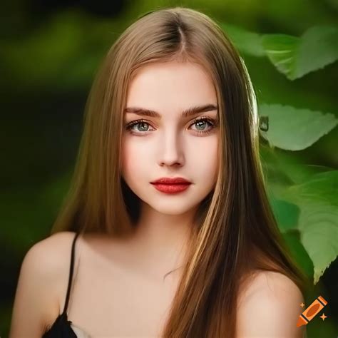 Realistic Selfie Of A Russian Girl In A Night Forest On Craiyon