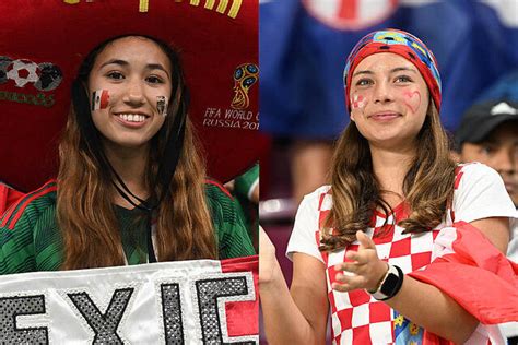 【w杯】今日の世界美女サポーター名鑑 一際光るワンピースのクロアチア女性、大きなソンブレロを被るにこやかなメキシコガールも ライブドアニュース