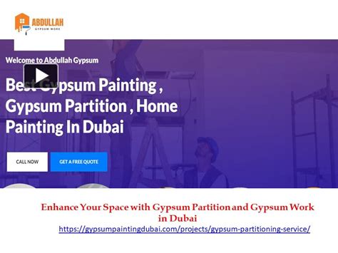 PPT Enhance Your Space With Gypsum Partition And Gypsum Work In Dubai