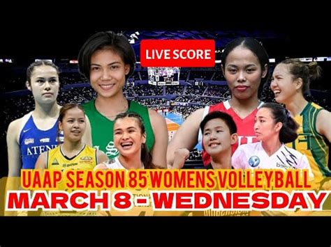 DLSU VS UE UAAP SEASON 85 WOMENS VOLLEYBALL LIVE SCOREBOARD YouTube