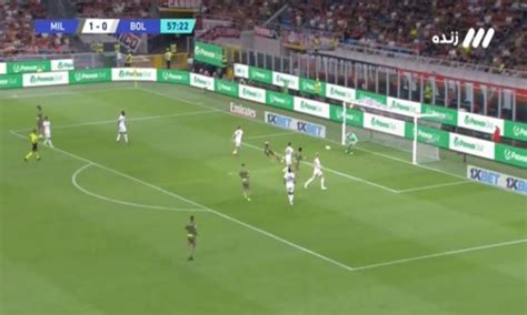 Watch: Giroud doubles Milan's lead against Bologna with impressive volley