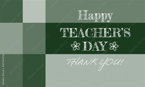 National Happy Teacher Day Vector Background Poster Card Stock