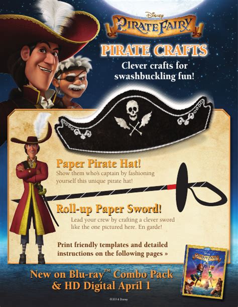 Paper Pirate Hat Template - Disney Download Printable PDF | Templateroller