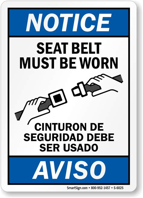 Seat Belt Signs Labels Fasten Seat Belt Signs