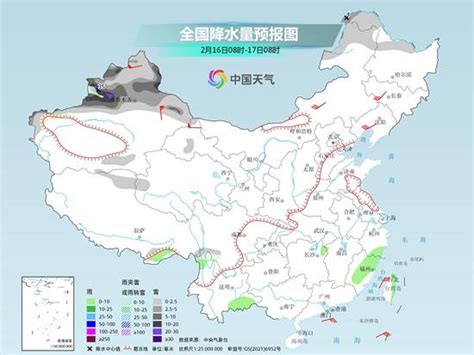 龙年首场寒潮过程蓄势待发，18日起我国将迎大范围雨雪地区气温部分