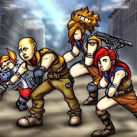 Krea Ai Timesplitters In The Style Of Chrono Trigger Conc