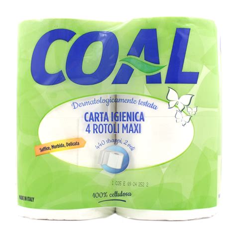 Carta Igienica Maxi Rotoli Veli Strappi X Linea Coal