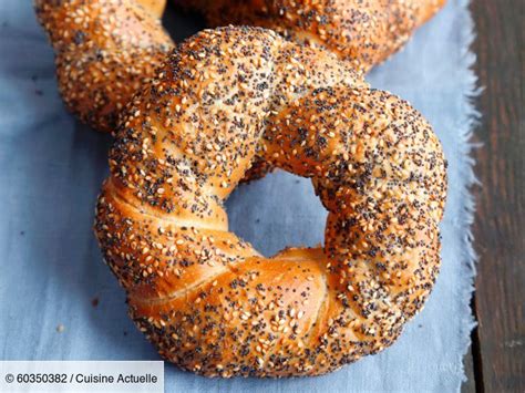 Recette Bagels aux graines de pavot et sésame Ingrédients 4 personnes