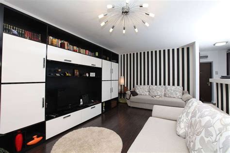 alb  negru  living  idei de amenajare utile