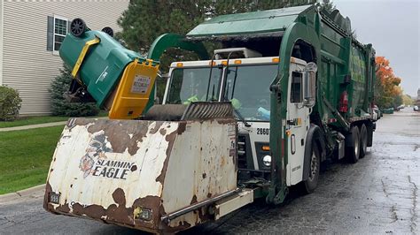 Mack Leu Mcneilus Meridian Garbage Truck With Curotto Can Slammin